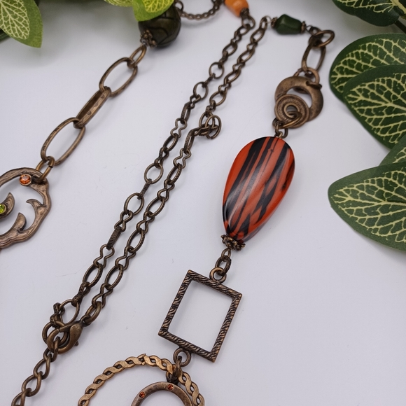 Multi-Color Tribal Necklace - Picture 7 of 11